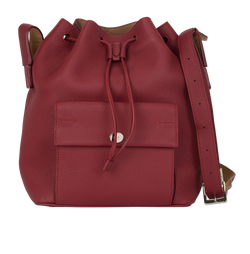 Bucket Bag, Leather, Red, MII, S/DB, 3*